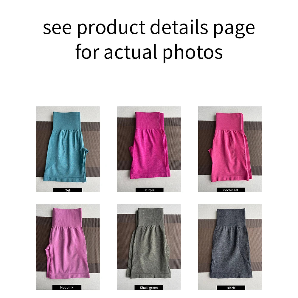 TKITK Seamless Shorts Women  Workout Shorts Fitness Sports Short Gym Yoga Shorts Yoga pants leggings cycling shark pants - Smarsty