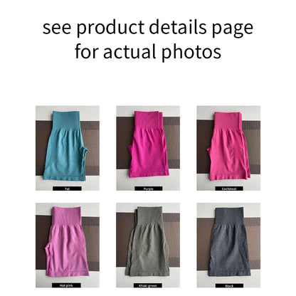 TKITK Seamless Shorts Women  Workout Shorts Fitness Sports Short Gym Yoga Shorts Yoga pants leggings cycling shark pants - Smarsty