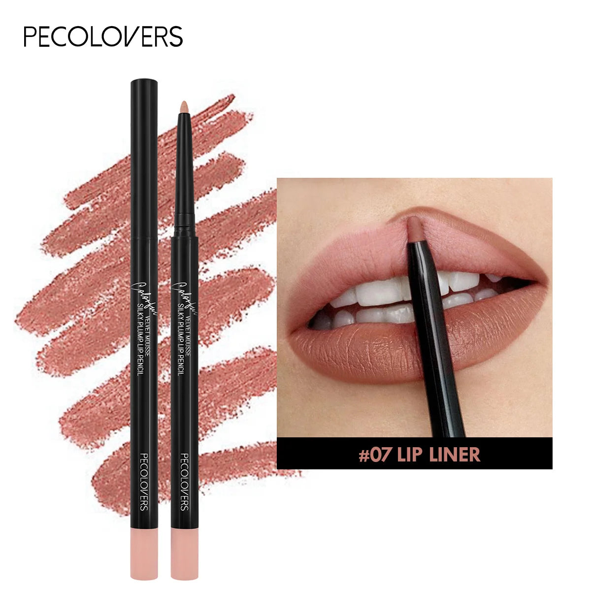 Waterproof Red Lip Liner Pencil for Long Lasting Color - Smarsty