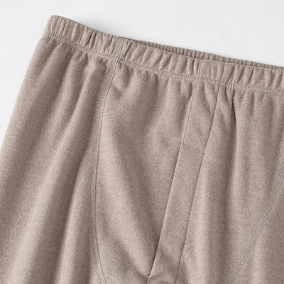 2/4 Pcs Men's Solid Color Simple Autumn And Winter Thermal Underwear Comfortable And Casual Bottoming Underwear Teenagers Pajama - Smarsty