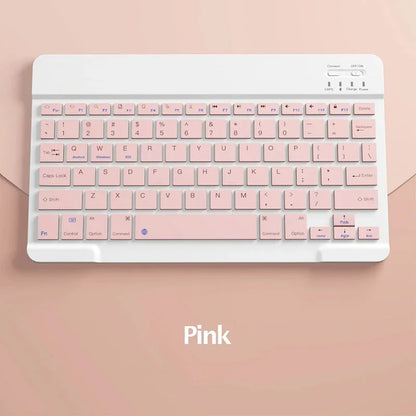 Bluetooth Keyboard 10 Inch For iPad Rechargeable Universal