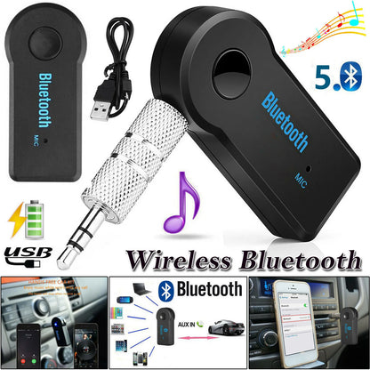 Wireless Bluetooth 5.0 Receiver for Car Audio 3.5mm - Smarsty