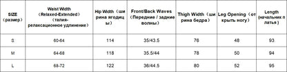 CHIC VEN Women White Pants Solid Casual Elastic Waist High Waisted Pleated Wide Leg Female Trousers  Fold Summer 2025 Clothing - Smarsty