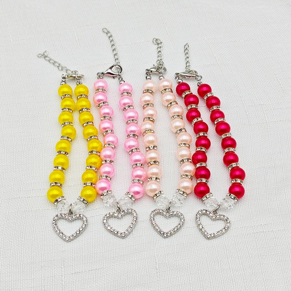 Cute Adjustable Pet Necklace with Heart Pendant - Smarsty