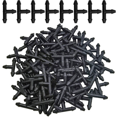Oasis 50PCS Plastic Barbed Tee Connectors for Drip Irrigation - Smarsty