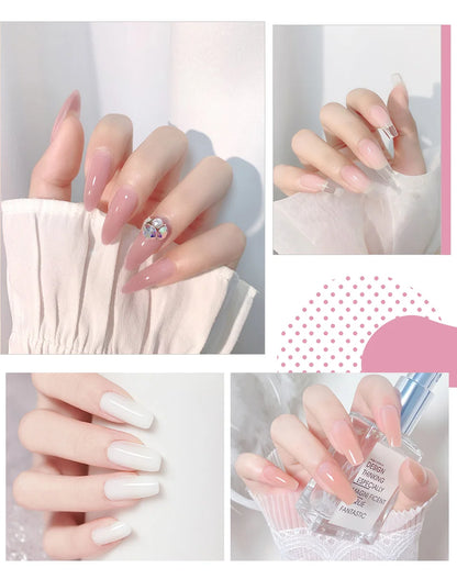 Poly Nail Gel Set With 6W LED Lamp For Beginners - Smarsty