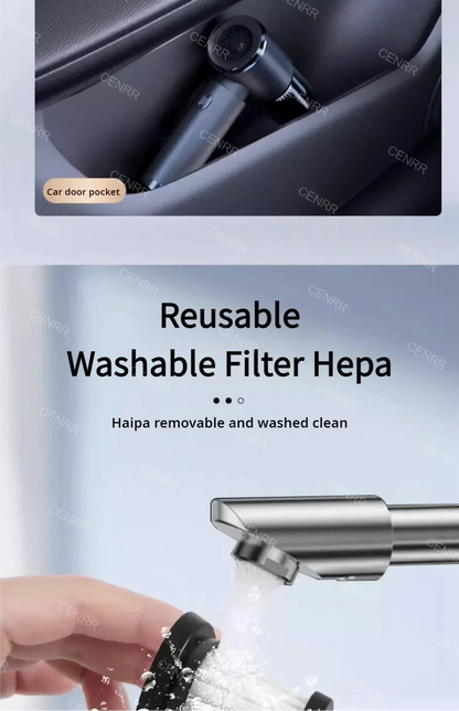 Cordless Car Vacuum Cleaner Portable Handheld Rechargeable - Smarsty
