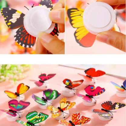 3D LED Butterfly Wall Stickers for Garden Decor - Smarsty