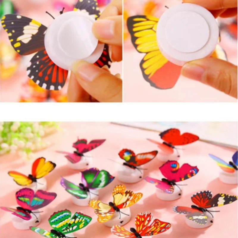 3D LED Butterfly Wall Stickers for Garden Decor - Smarsty