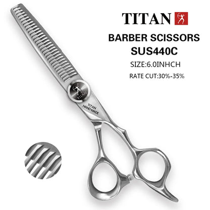 Titan Professional Hair Cutting Scissors Set with Japanese Steel - Smarsty