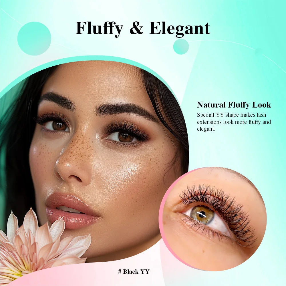YY Shape Triple Top Eyelash Extensions for Volume - Smarsty
