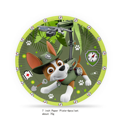 Paw Patrol Birthday Tableware Set for Fun Celebrations - Smarsty