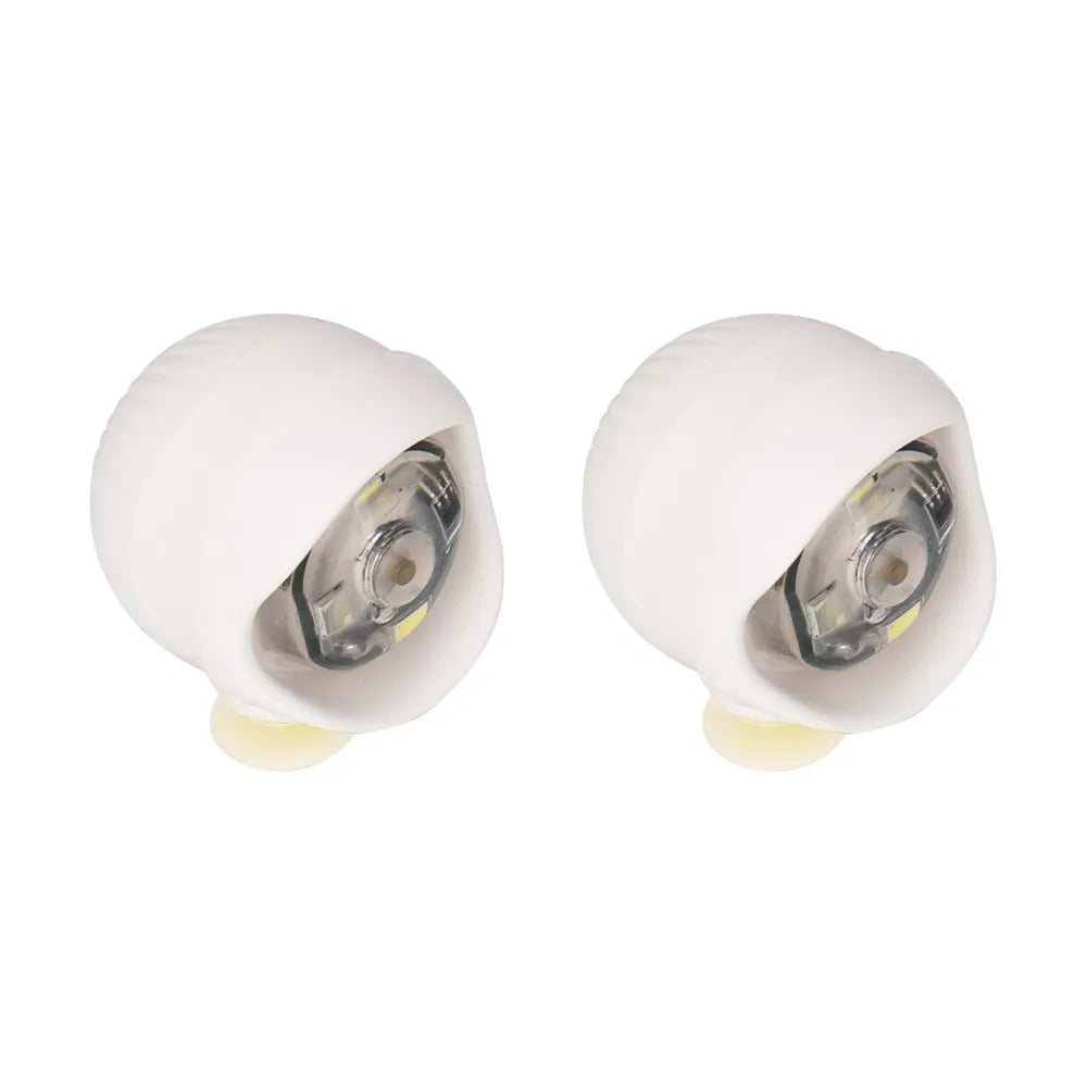 2pcs PVC LED Shoe Lights Charms Accessories for Night Rides, Walks & Dog Walks,Shoes Charms, 3 Lighting Modes