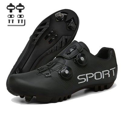 2025 Cycling Sneaker Mtb with Cleats Men Carbon Sports Speed Bike Shoes Women Mountain Racing Flat SPD Road Cycling Footwear by Smarsty