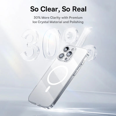MagSafe Clear Case For iPhone 11-16 Slim Transparent - Smarsty