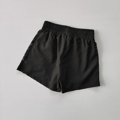 Women's Yoga Shorts High Waist Sport Fitness 2 in 1 Workout Shorts Running Pants Sports Shorts Casual Gym Quick Drying Shorts - Smarsty