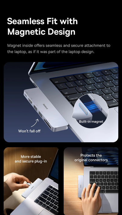 Versatile 4K USB-C Hub with HDMI and Thunderbolt Support - Smarsty