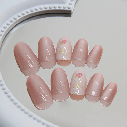 Cute Butterfly Nail Art Set with Detachable Pieces - Smarsty