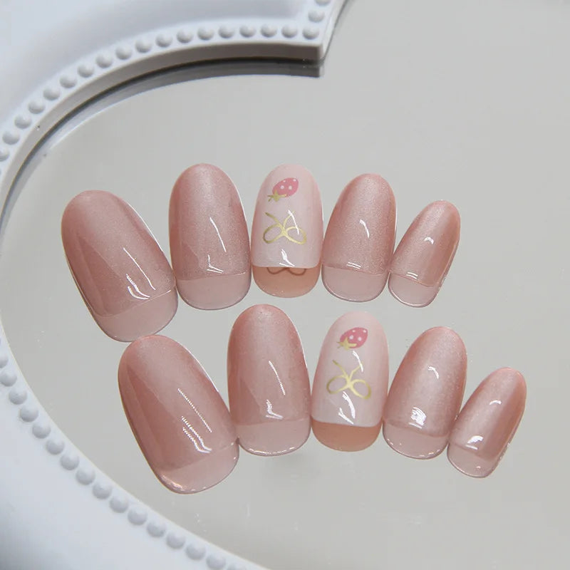 Cute Butterfly Nail Art Set with Detachable Pieces - Smarsty