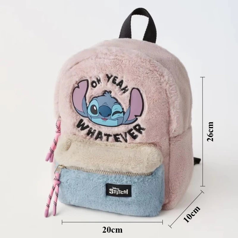 Mickey Mouse Canvas Backpack Large Capacity School Bag - Smarsty