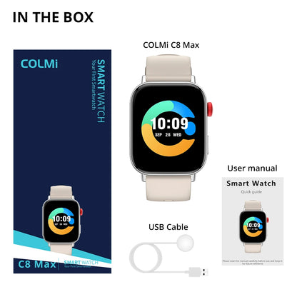 COLMI C8 Max Smart Watch With Voice Calling Feature - Smarsty