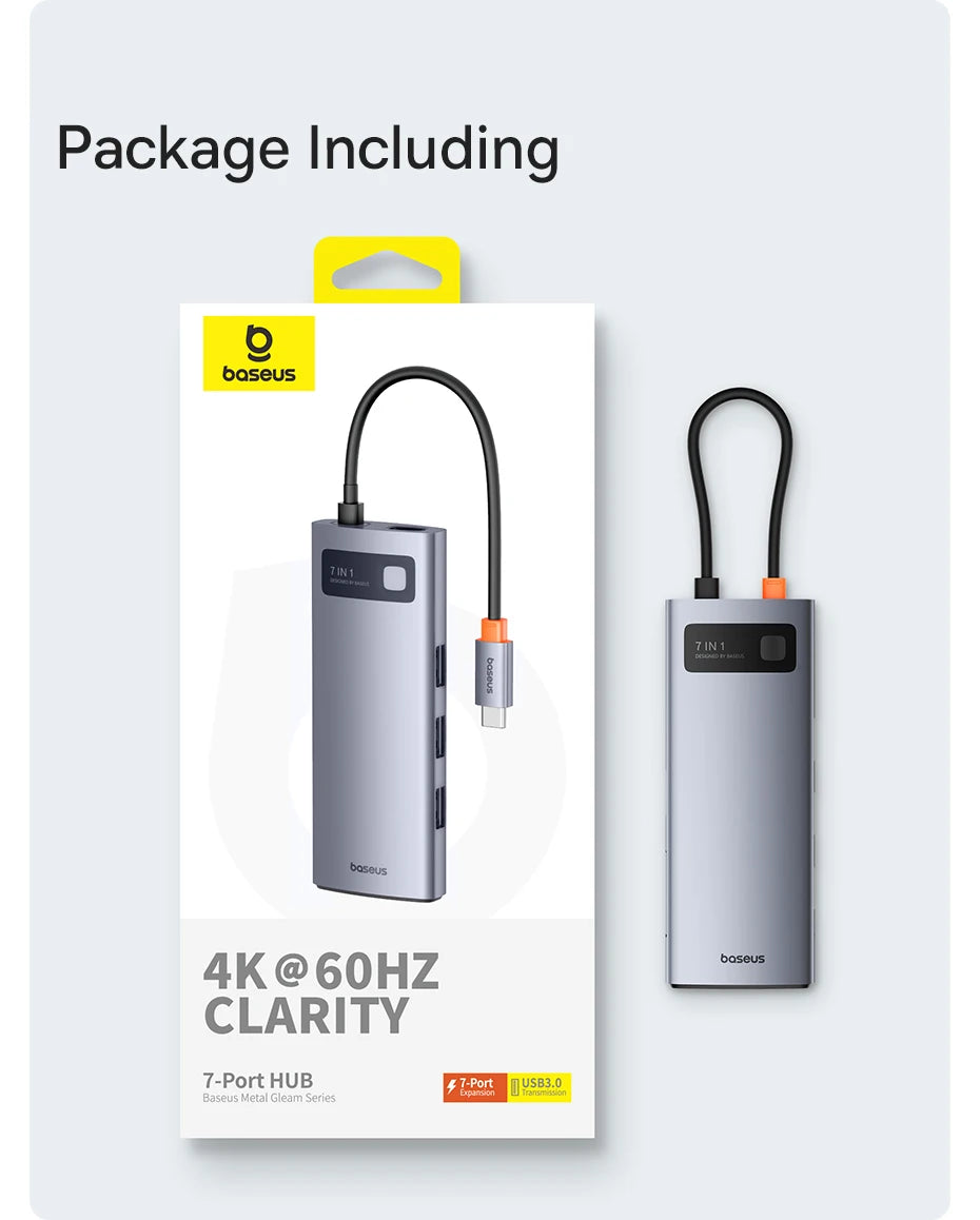 USB C Hub 4K60Hz HDMI PD 100W Multiport Card Reader