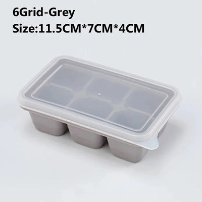 4/6/8/15/160 Grid Big Ice Tray Mold Giant Jumbo Large Food Grade Silicone Ice Cube Square Tray Mold DIY Ice Maker Ice Cube Tray - Smarsty