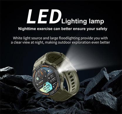 Military Smartwatch for Men with Health Monitoring Features - Smarsty