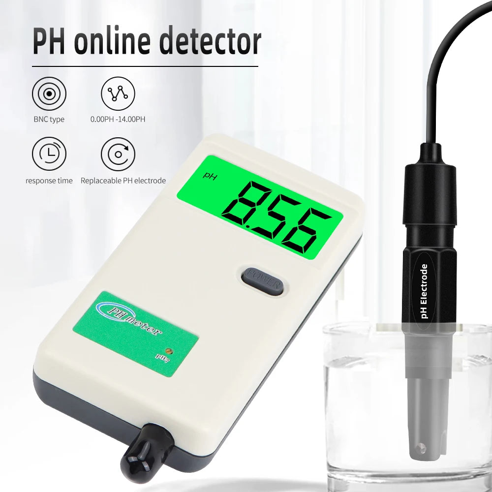 Digital PH Meter Water Quality Tester with Backlight - Smarsty