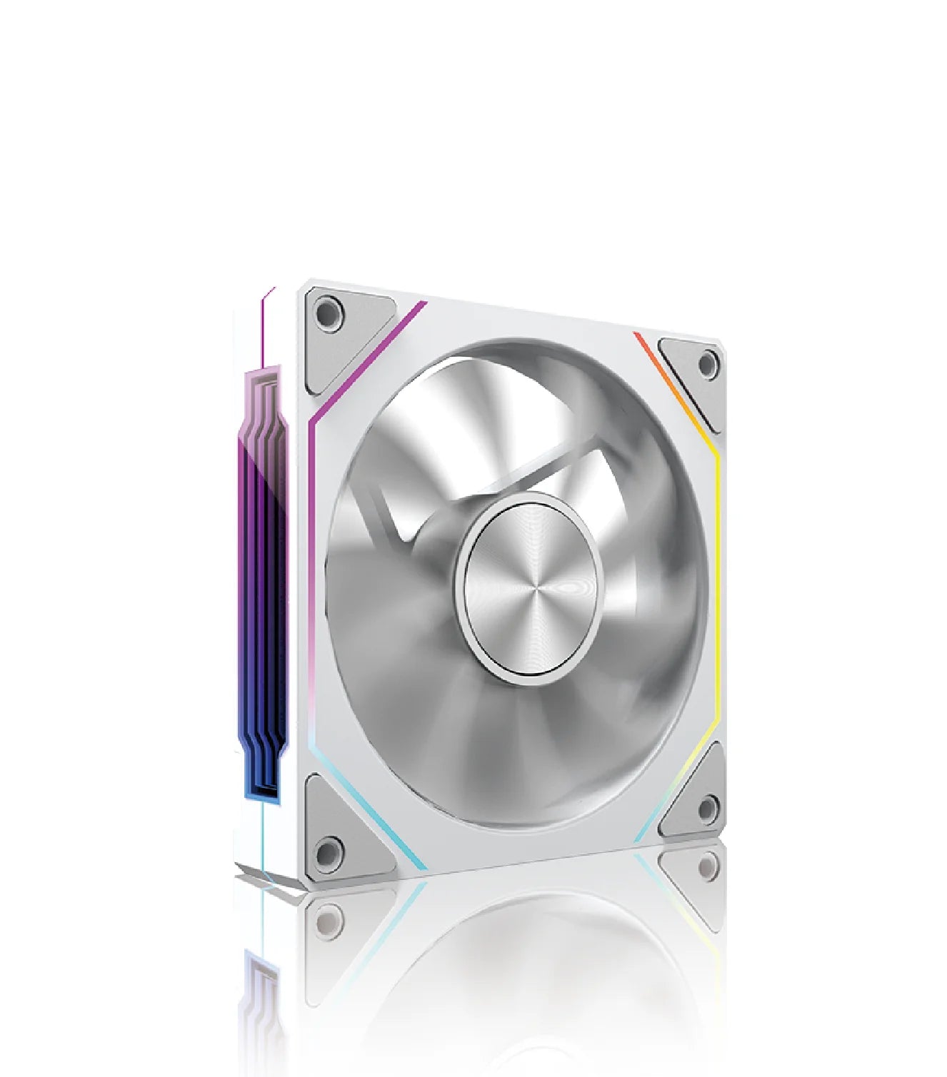 LDPCSJ OEM PRISM 5 PRO Computer Chassis Fan 12cm ARGB 4 Pin PWM Quiet Cooling Fan 12V Large Air Volume 45.2CFM/800-1600RPM