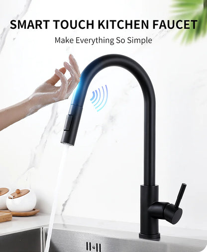 Smart Touch Kitchen Faucet with Sensor Control - Smarsty