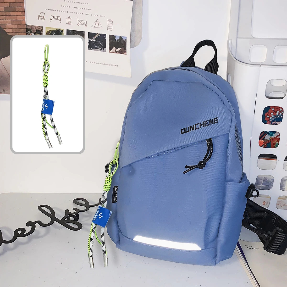 Lightweight Nylon Crossbody Bag Unisex Chest Pack Travel - Smarsty