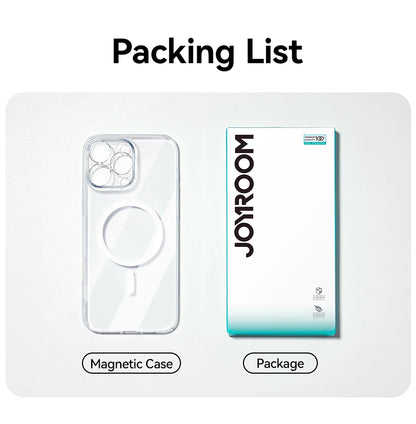 Magnetic iPhone Case Anti Yellow Transparent Slim Cover - Smarsty