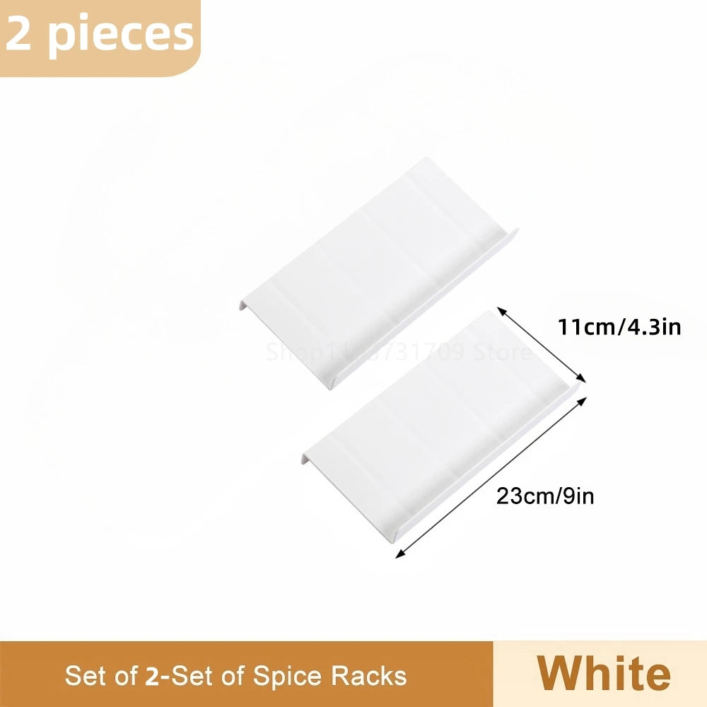 Drawer Spice racks for Kitchen 4 Layers Adjustable Spice Rack for Spice Jars Seasoning Shelf Cabinet Pantry Kitchen Organizer