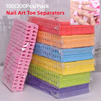 Soft Nail Art Toe Separators for Easy Pedicures - Smarsty