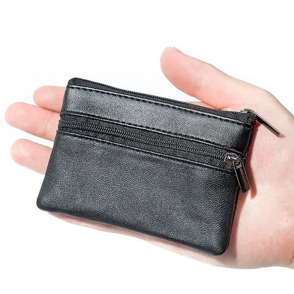 Unisex Coin Purse Wallet With Zipper Change Holder Everyday - Smarsty