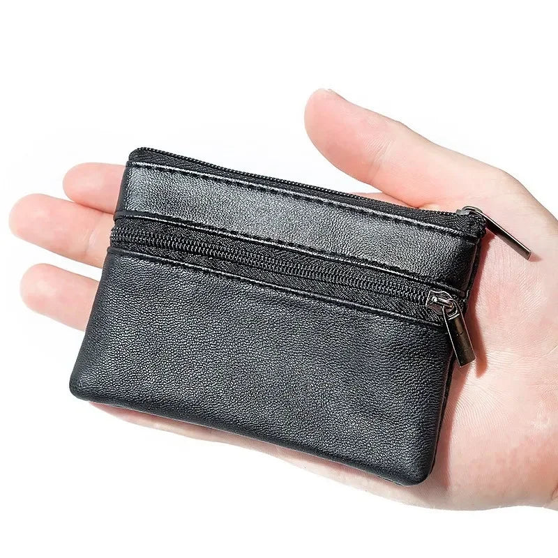 Unisex Coin Purse Wallet With Zipper Change Holder Everyday - Smarsty