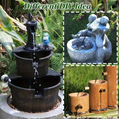 Solar Bird Bath Fountain with Detachable Pump for Garden Decor - Smarsty