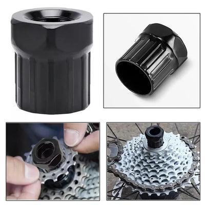 9PCS Bike Repair Tool Kit Crank Chain Cutter Extractor Freewheel Puller Crank Puller Spoke Wrench Complete Bike Maintenance Kits
