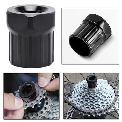 9PCS Bike Repair Tool Kit Crank Chain Cutter Extractor Freewheel Puller Crank Puller Spoke Wrench Complete Bike Maintenance Kits