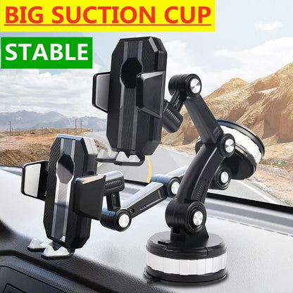 Universal Car Phone Holder Mount With Strong Suction Cup - Smarsty