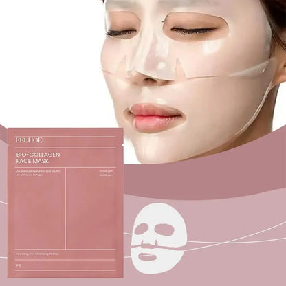 Bio Collagen Face Mask for Deep Hydration and Brightening - Smarsty