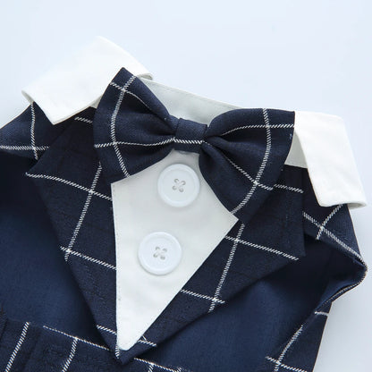 Formal Tuxedo Dog Costume for Weddings and Events - Smarsty