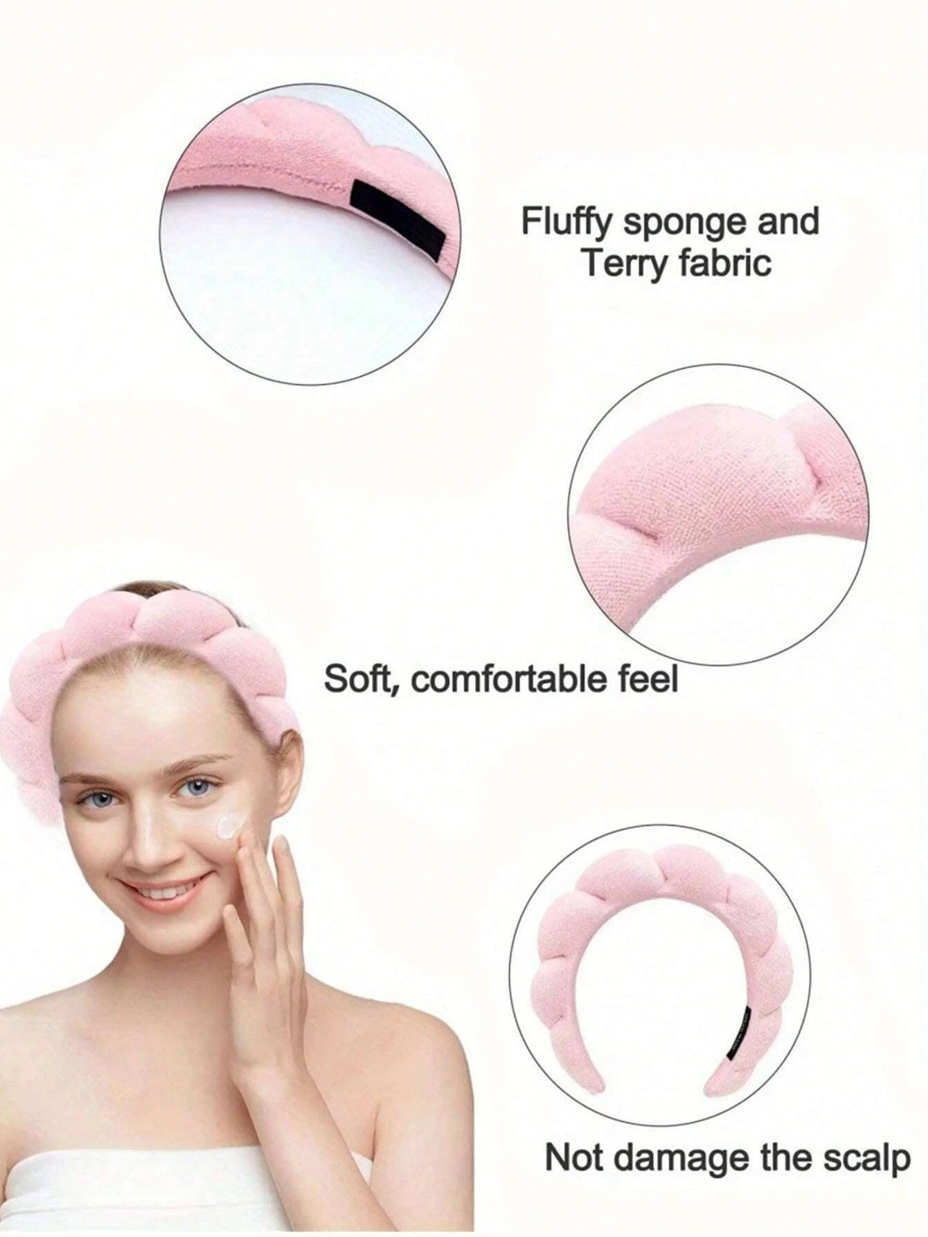 Luxury Spa Headband and Wristband Set for Comfort - Smarsty