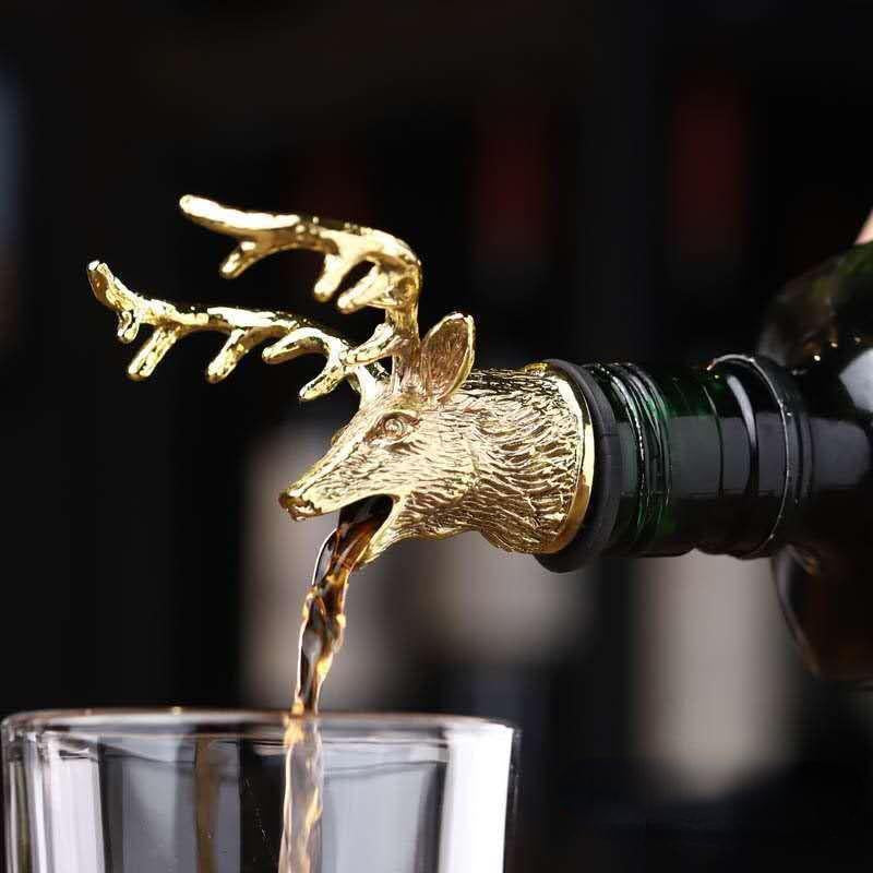 Stainless Steel Wine Bottle Nozzle Pourer and Stopper - Smarsty