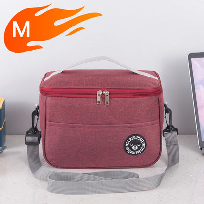 Insulated Lunch Bag With Shoulder Strap Waterproof Design - Smarsty