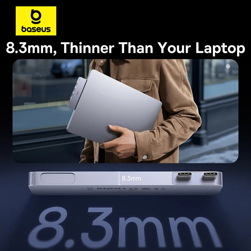 Versatile 4K USB-C Hub with HDMI and Thunderbolt Support