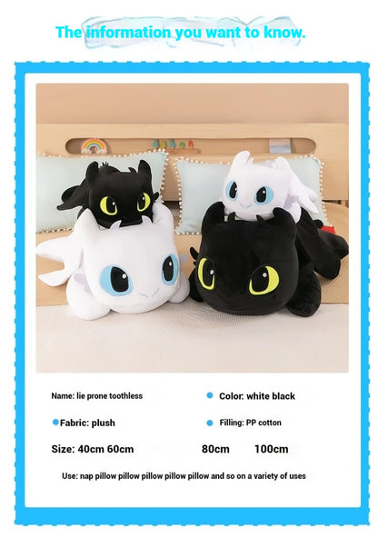 In Stock Little Flying Dragon Kawaii Plush Toy Lying Posture Style Toothless Doll Pillow Toys Children Couple Birthday Gift