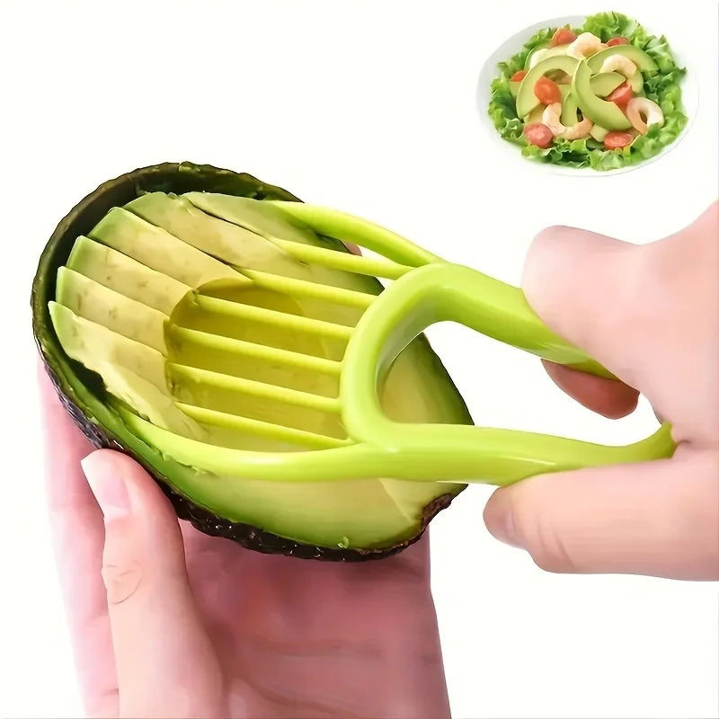 Multifunctional 3 in 1 Avocado Slicer, Outdoor Home Kitchen Camping Accessories Tools by Smarsty