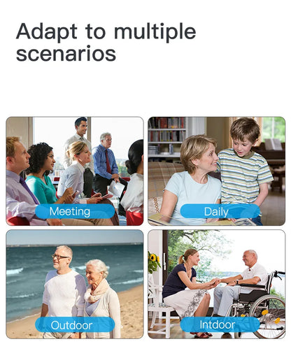Rechargeable Portable Hearing Aid with Magnetic Charging - Smarsty